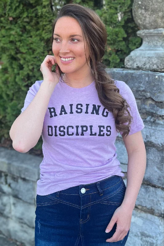 Raising Disciples Graphic Tee in Lilac (FINAL SALE)