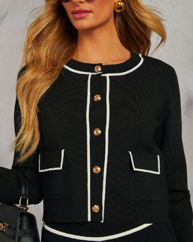 Keeting Contrast Cardigan