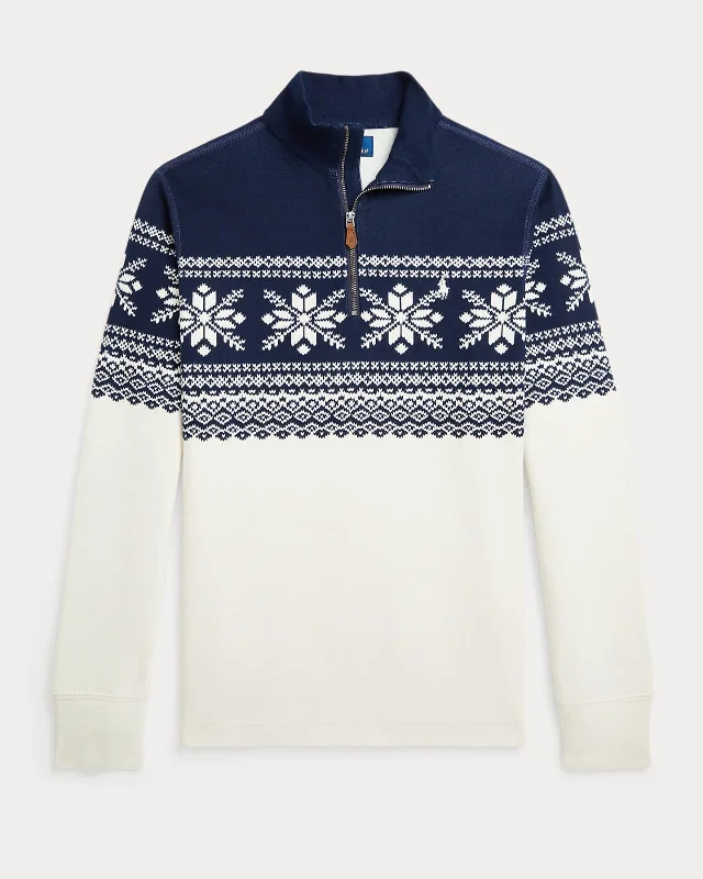 Big Boys Snowflake Quarter Zip