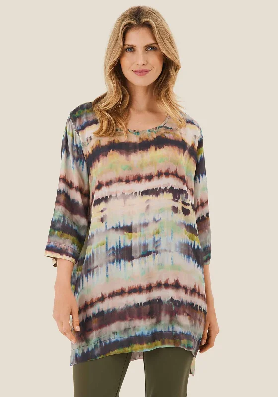 Masai Bai Round Neck Tunic Top, Misty Rose