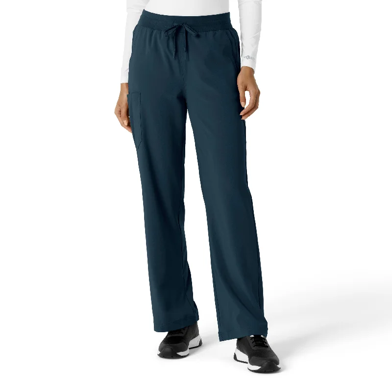 Carhartt Force Cross-Flex Women's Boot Cut Scrub Pant - Navy