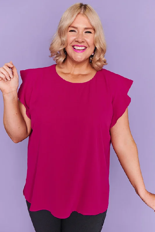 Sister Magenta Blouse