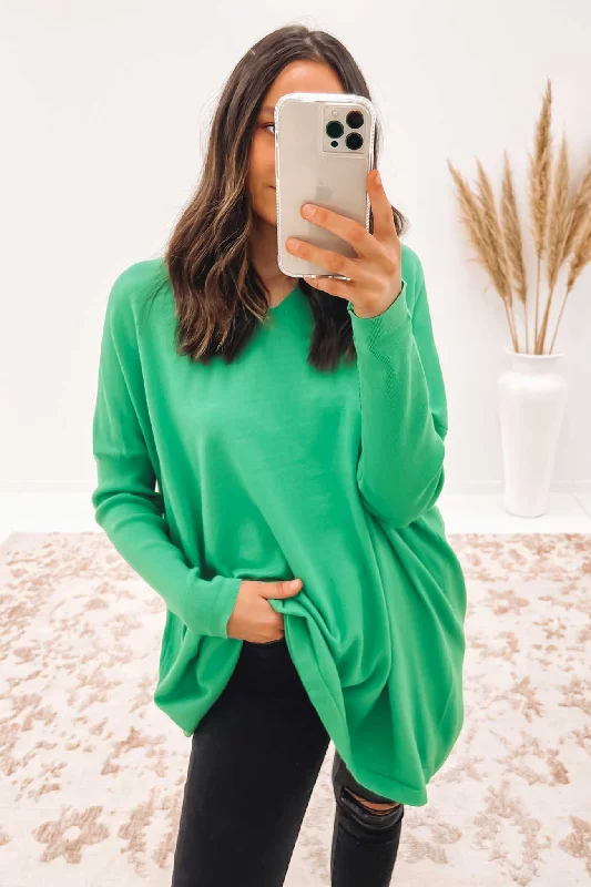 Nella Knit Top Green