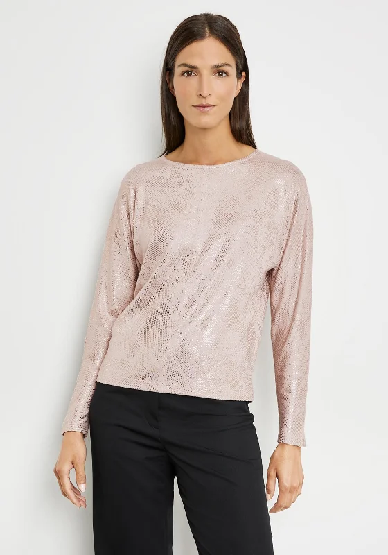 Gerry Weber Shimmer Effect Top, Beige