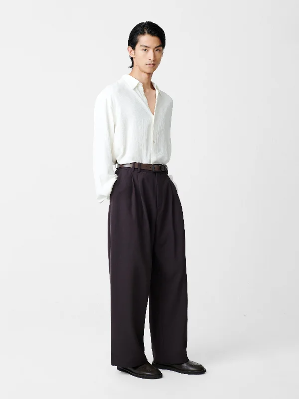 Line Pant in Espresso Brown