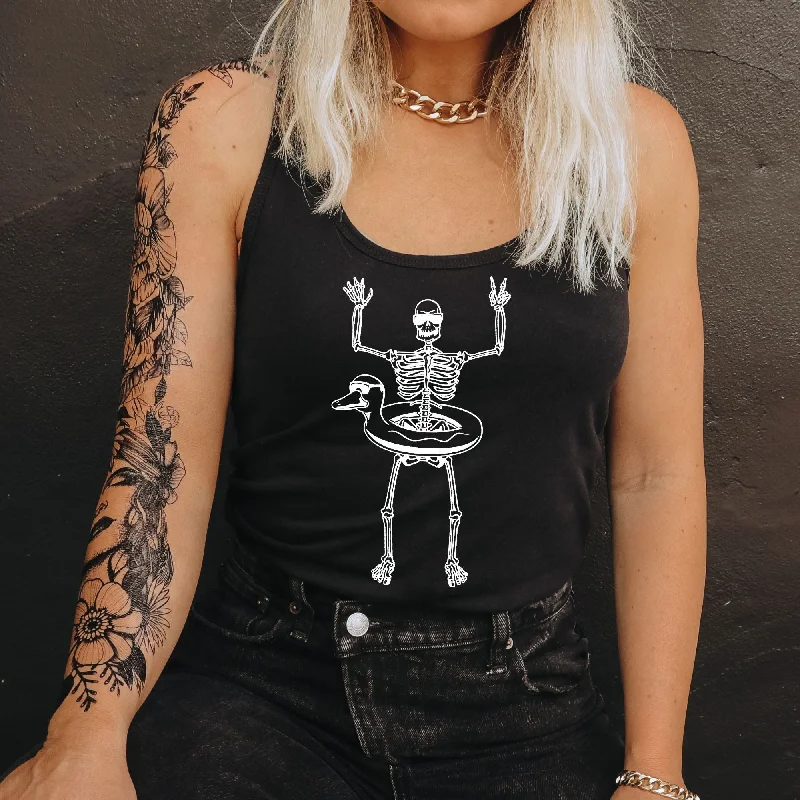 Skeleton Floatie Tank Top