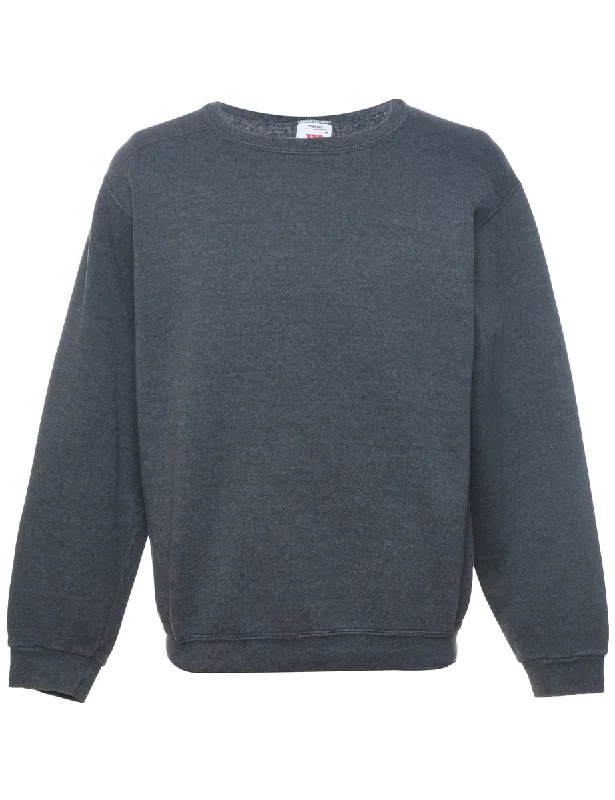 Wilson Plain Grey Sweatshirt - M