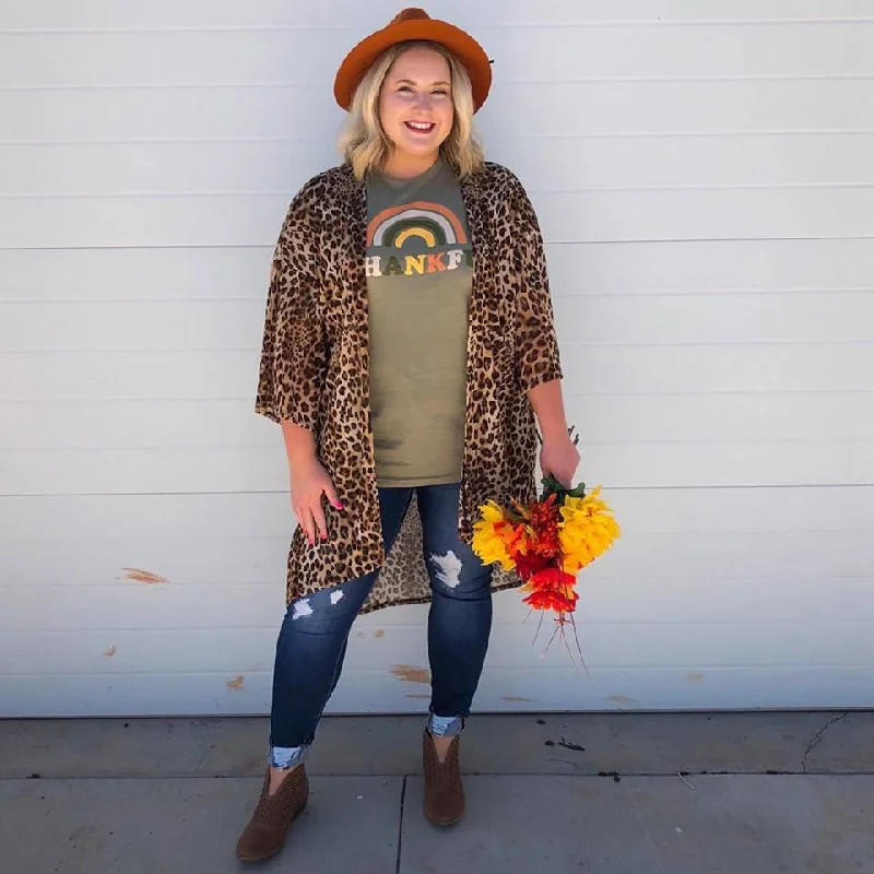 Savannah Leopard Duster