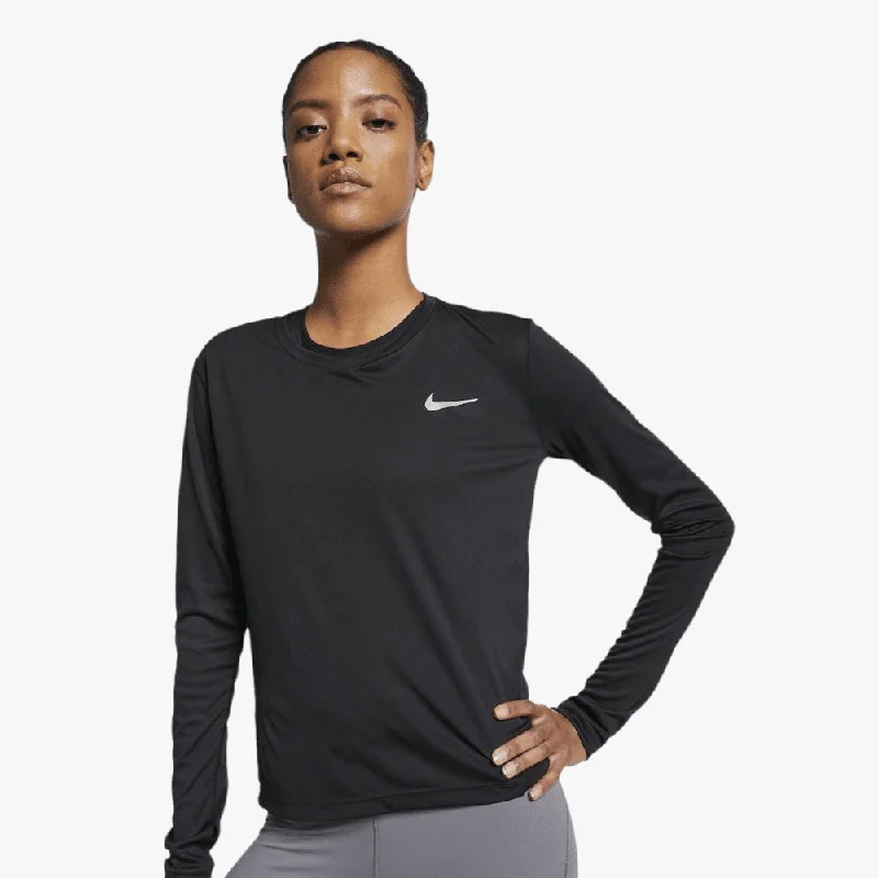 Nike Womens Miller Long Sleeve Top Black