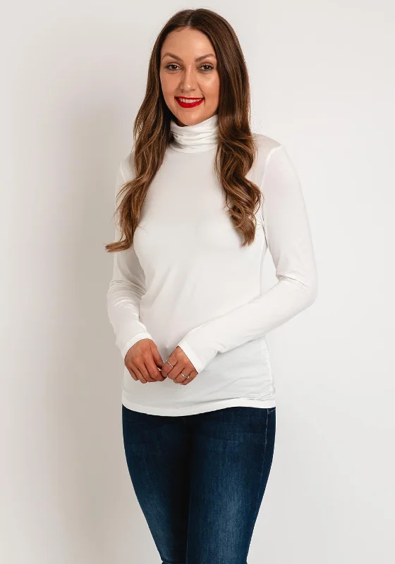 Soyaconcept Marica Roll Neck Top, White