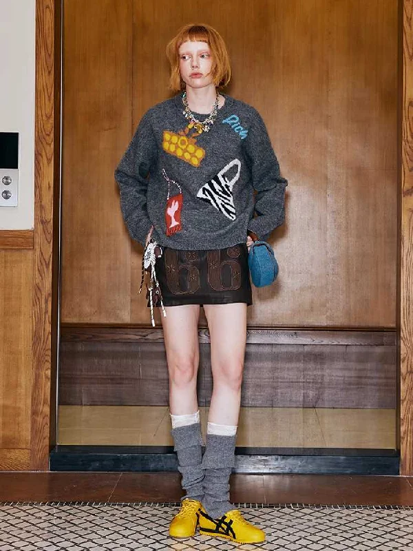 Embroidered Knit Sweater [S0000009674]