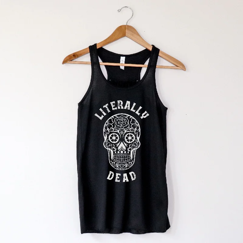 Literally Dead Sugar Skull Tank Top 158