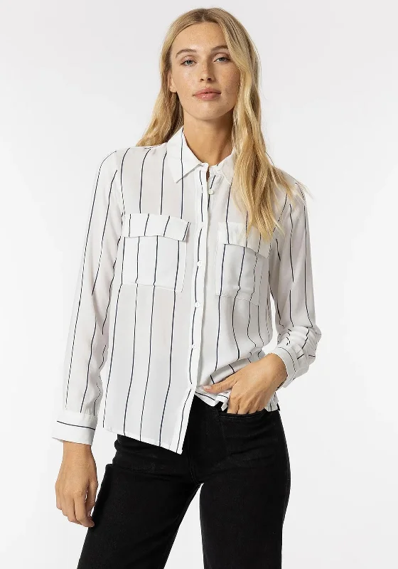 Tiffosi Raider Striped Shirt, White