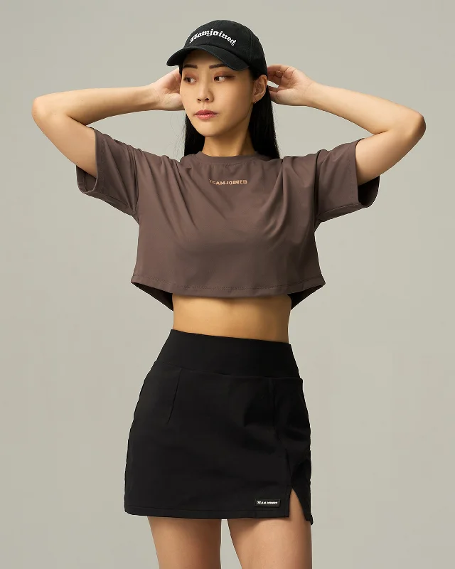 Luxe Oversized Crop Top