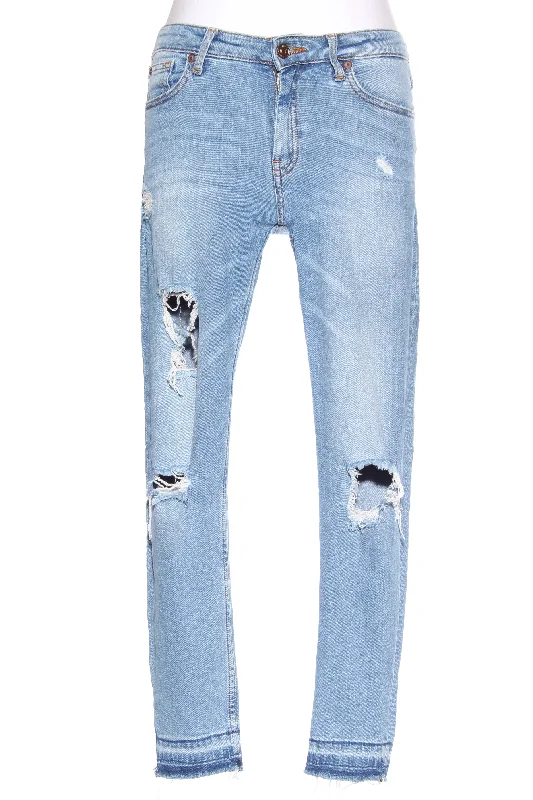 MNG - Distressed Isa skinny crop jean! 8