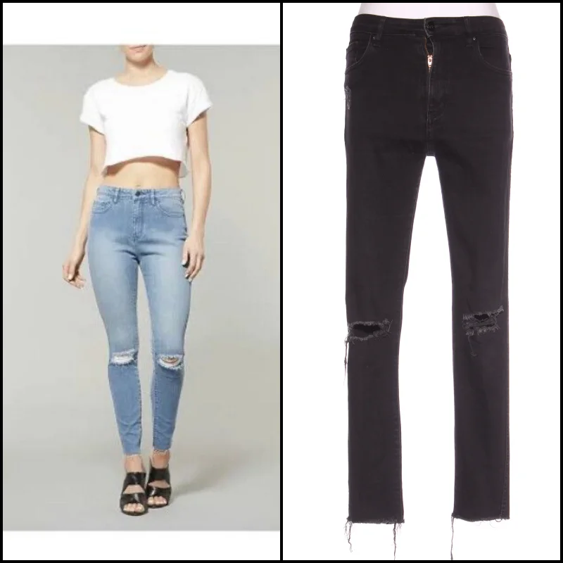 LEE "Lola" distressed jeans - Black! 12