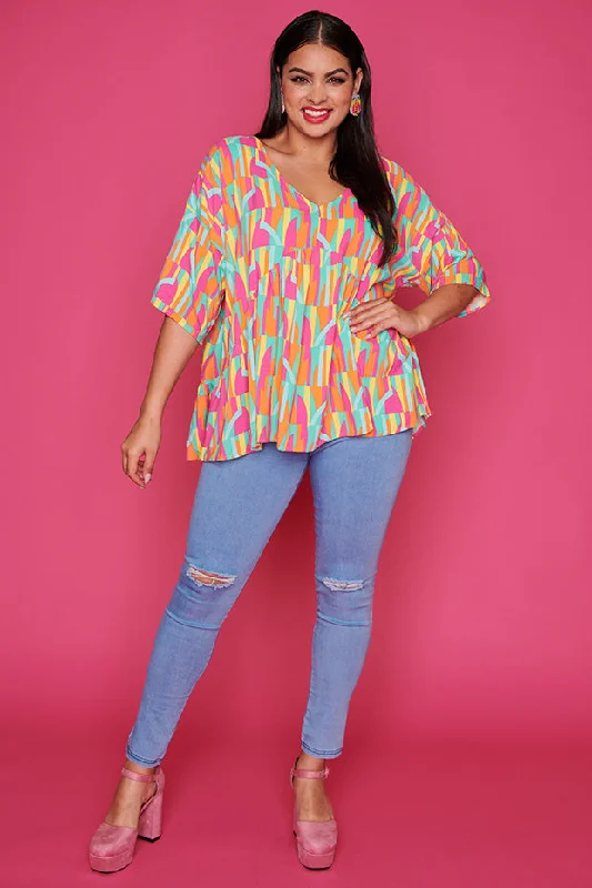 June Geo Gelato Blouse