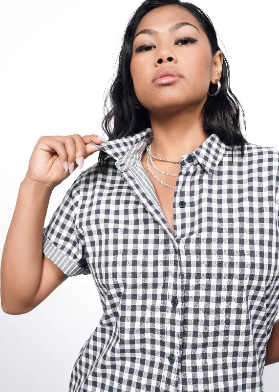 The Essential Gingham Button Up