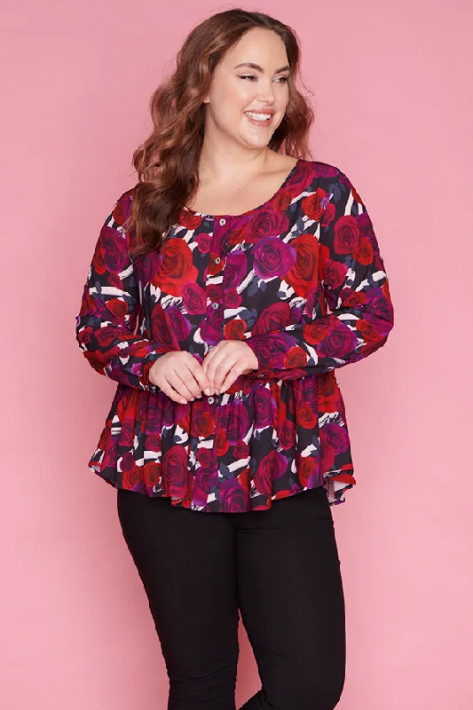 Arizona Floral Romance Blouse