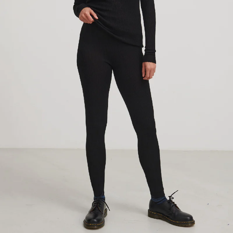 Women's Rib Leggings - 100% Merino (S-L) *Returning 2025