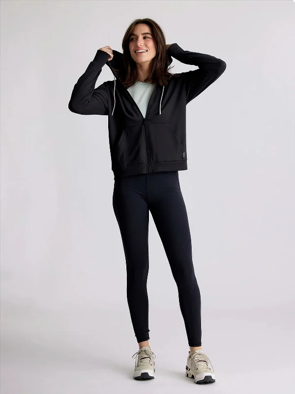 Women's Bamboo Lightweight Fleece Zip Hoodie