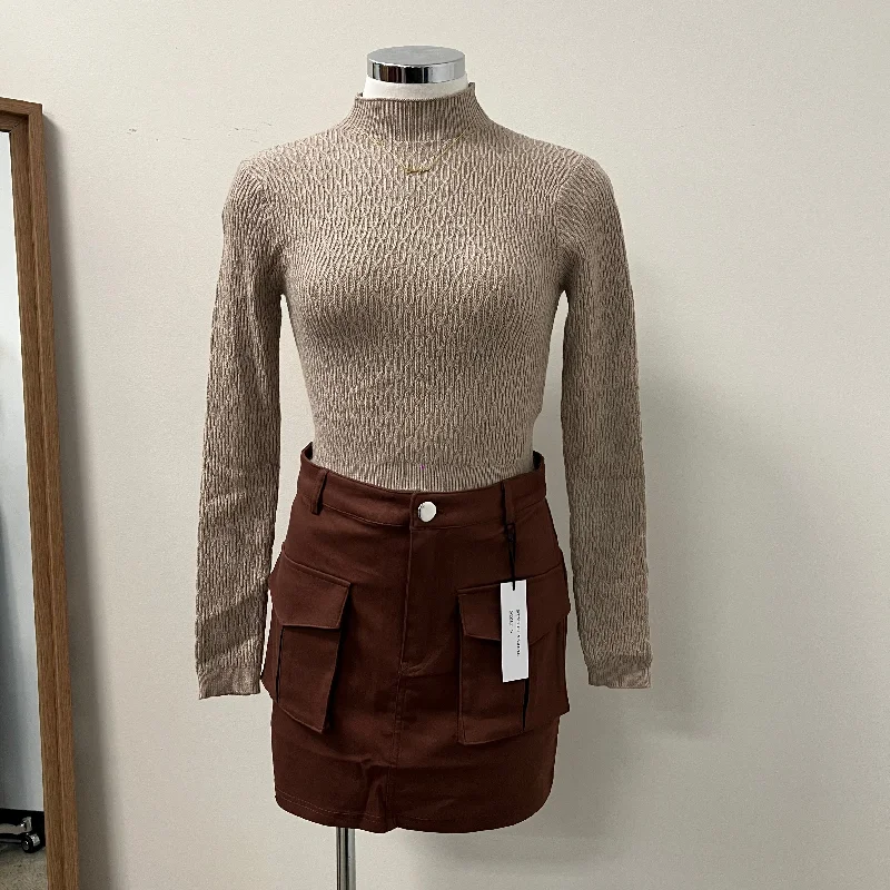 Sweater Top-Brown